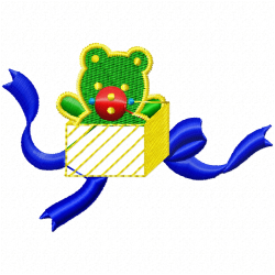 Teddy Embroidery Design 12